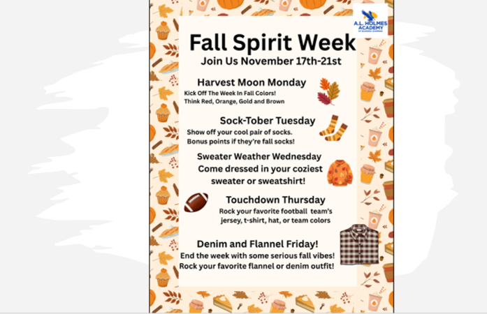  List of Spirit Week daily themes